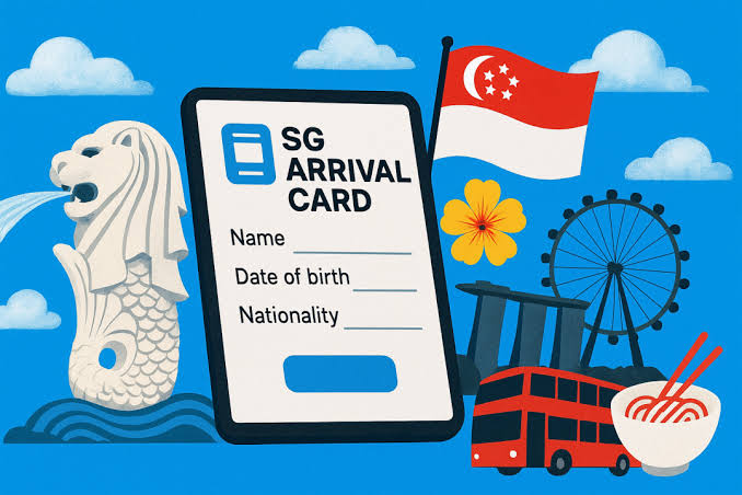 সিঙ্গাপুর Arrival Card